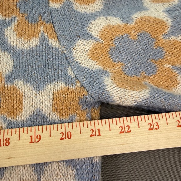 Industry Republic Clothing Knit Button-Up Floral Cardigan Collared‎ Sz S/P - Picture 6 of 9